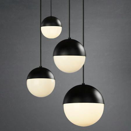 Lámpara colgante cristal Titan — 10, 14, 16 y 20 cm
